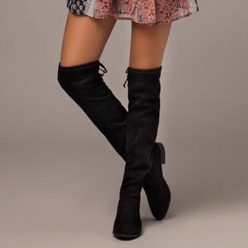 UNISA Black over the knee boot